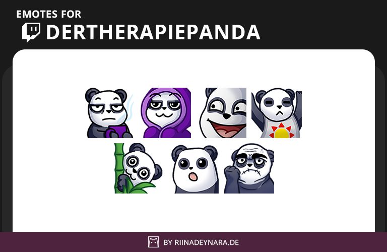 Emotes von Therapiepanda